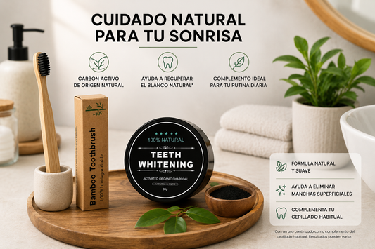 Polvo Dental de Carbón Activo