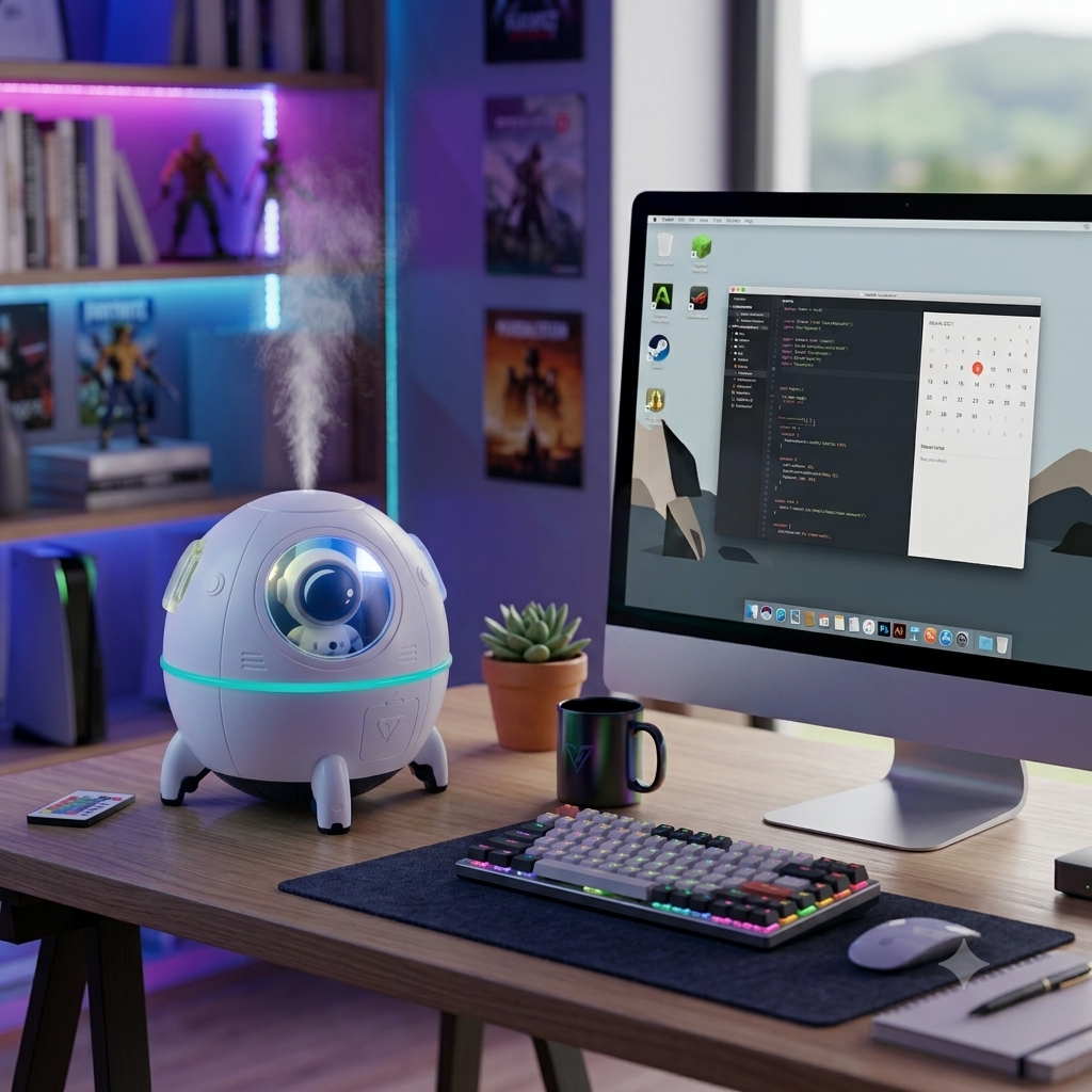 Humidificador nave astronauta USB